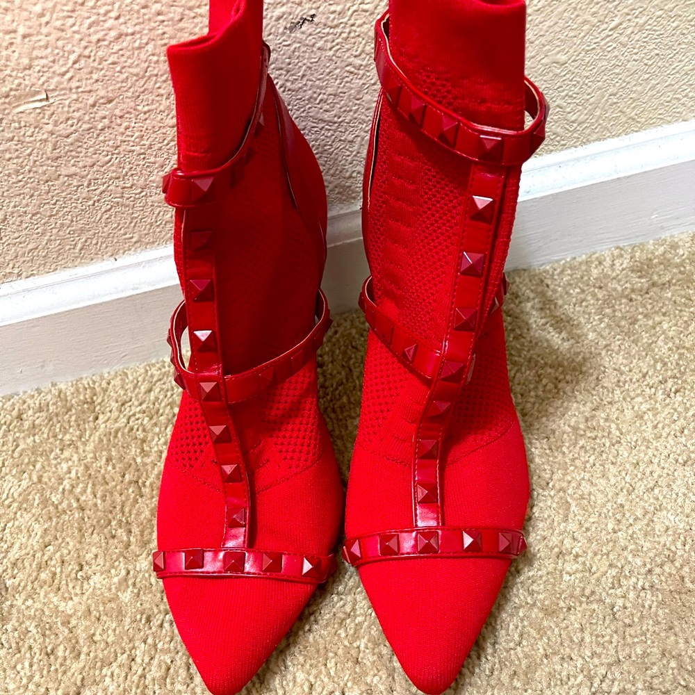 Jessica Simpson studded boots